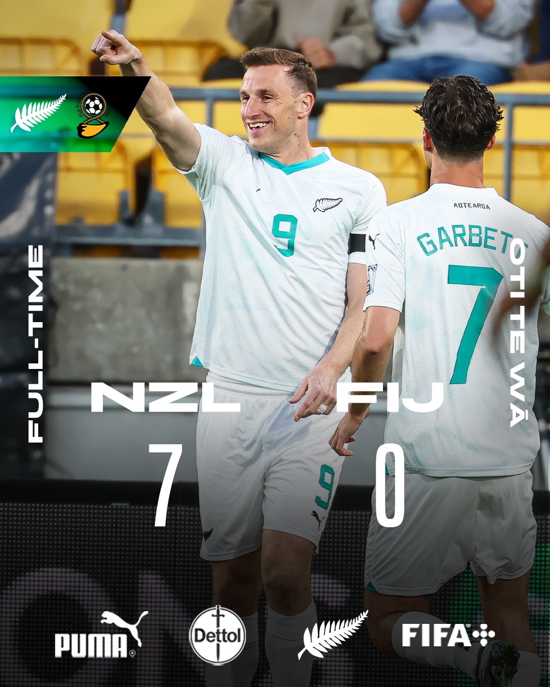  距世界杯一步之遙！新西蘭7-0進(jìn)大洋洲決賽，其FIFA排名高國足1位
