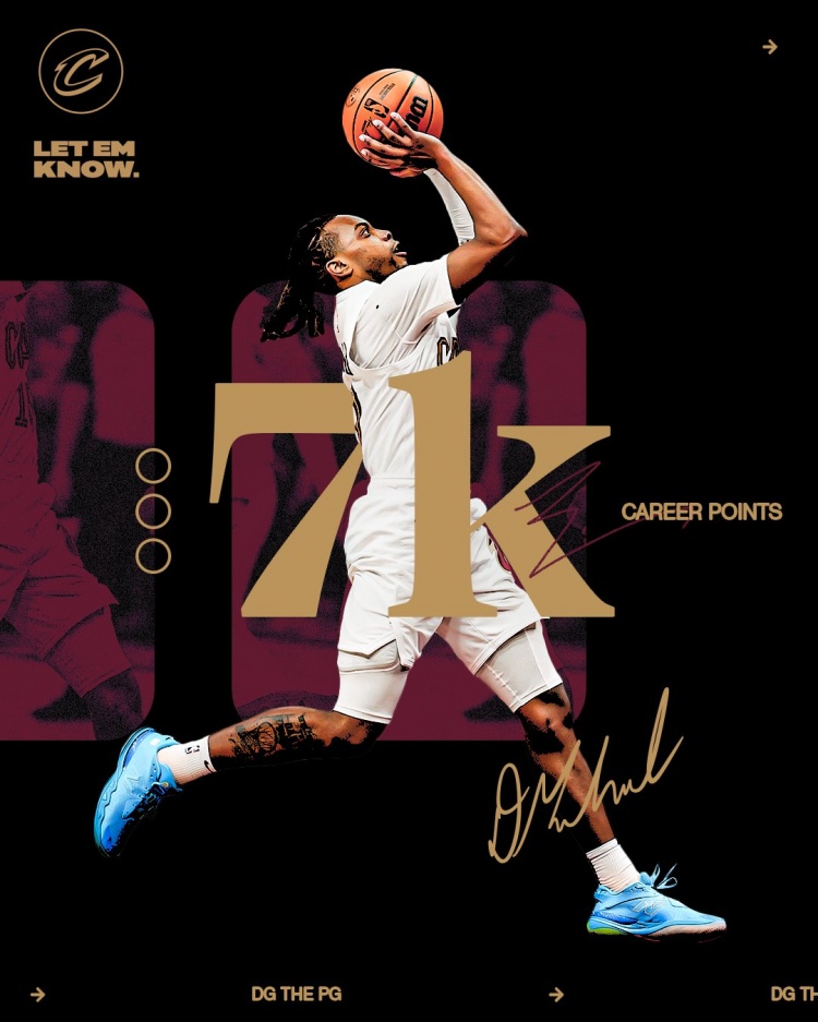  未來可期！加蘭騎士生涯得分達到7000分 隊史第11位！