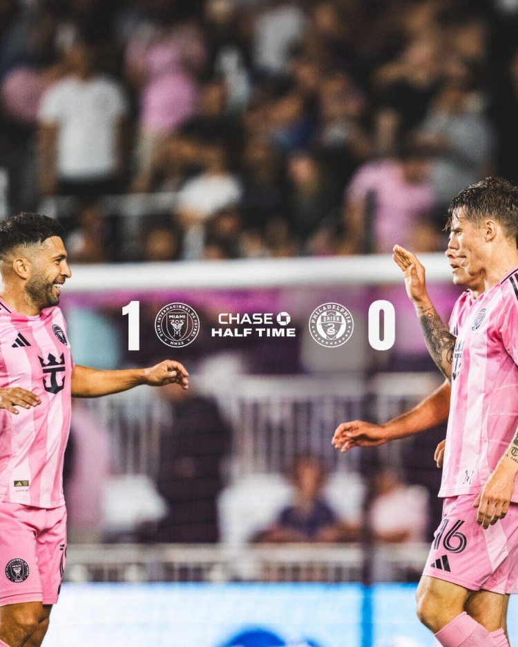  半場-泰勒破門克雷馬斯基助攻皮考特中框 邁阿密國際1-0費(fèi)城聯(lián)合