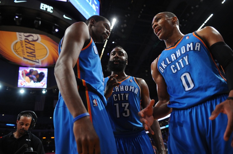  雷霆三少得分全部進(jìn)入歷史前20！他們是NBA歷史最大的如果嗎？